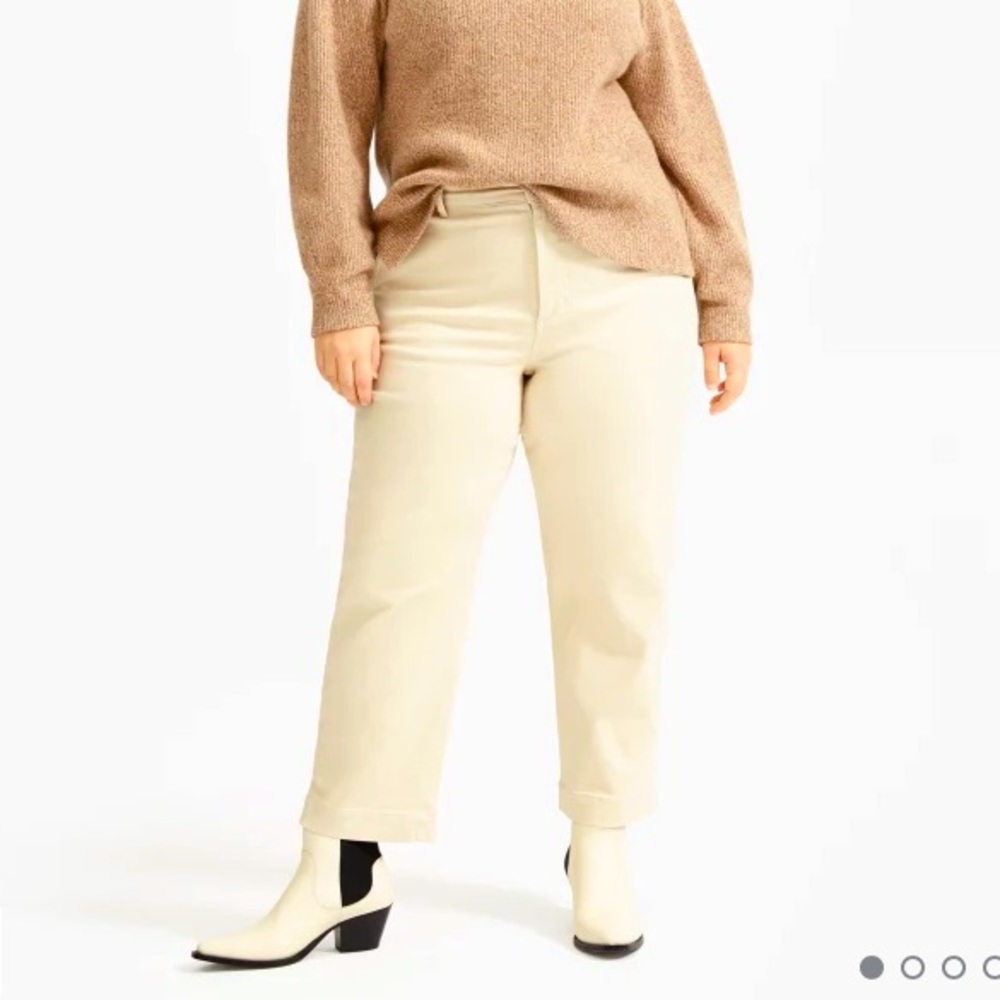 Everlane Tan Cropped Pants